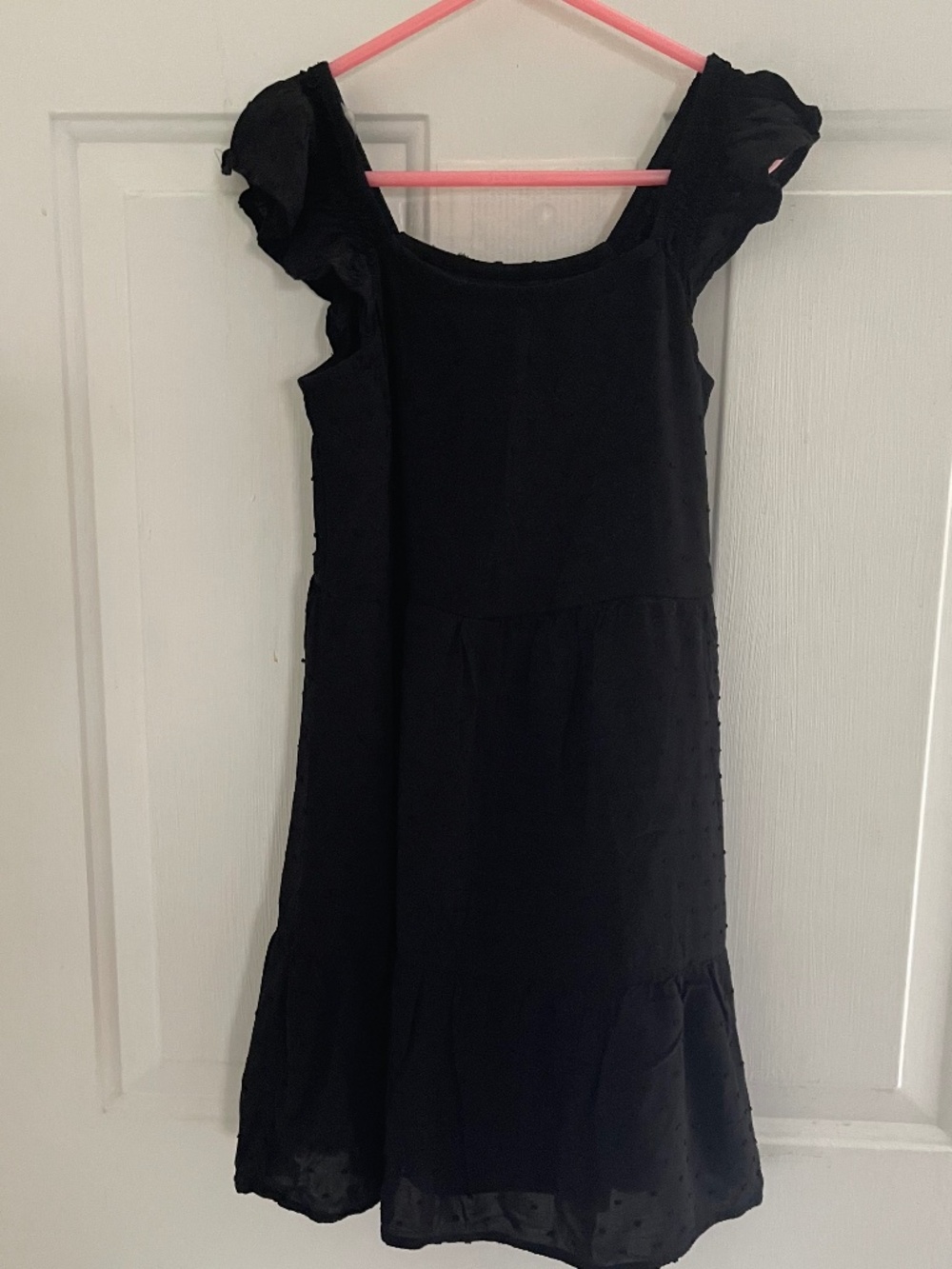 Girls Black Lined Summer Dress by Art Class